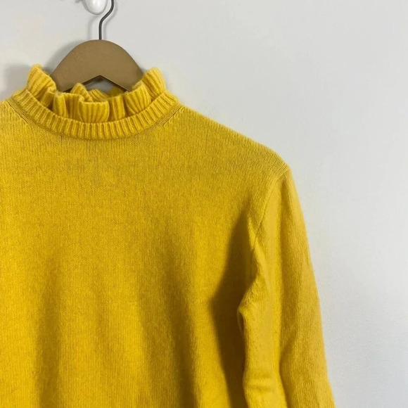 J. Crew Yellow Wool Blend Sweater - Picture 6 of 10